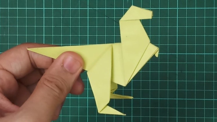 How to make origami paper dinosaur | Origami. Paper Folding Craft, Videos & Tutorials.