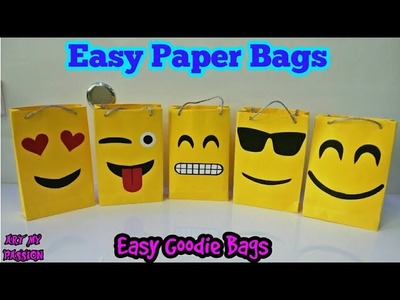 How to Make Paper Bags | DIY Paper Bag | DIY Goodie Paper Bag | Newspaper bags Craft | artmypassion