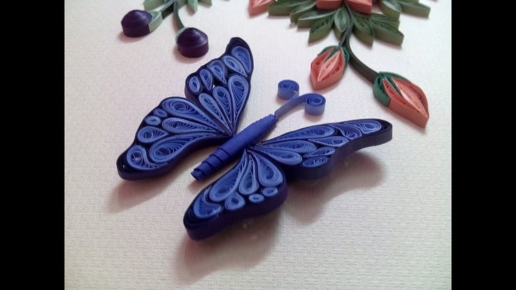 How to make Quilling Butterfly | Quilling Butterfly Tutorial