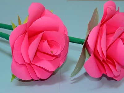 How to Make Small Rose Flower with Paper Making Paper Flowers Step by Step  - Cambo News Report
