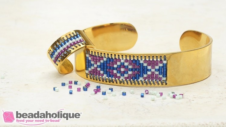 How to Make the Beaded Centerline Bracelet and Ring Set - An Exclusive Beadaholique Kit