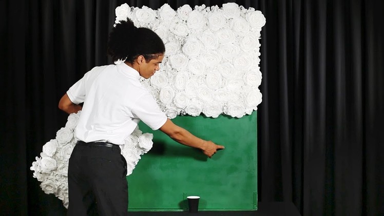 How to Set Up a Portable Flower Wall Backdrop