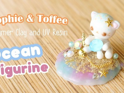 Kawaii Ocean Cat Figurine Tutorial│Sophie & Toffee Subscription Box June 2018