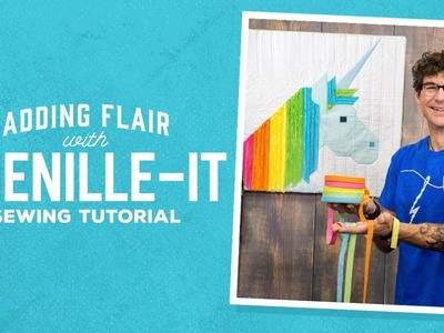 Make a "Lisa the Unicorn" Chenille-It Quilt with Rob!