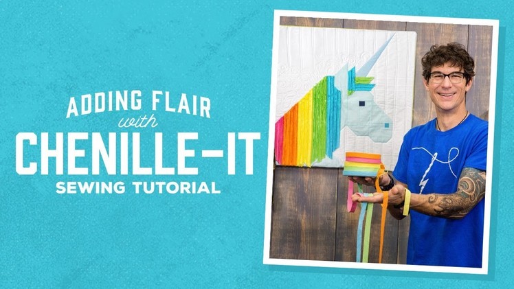 Make a "Lisa the Unicorn" Chenille-It Quilt with Rob!