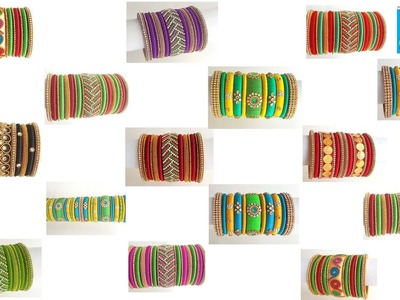My over all Silk Thread Bangles Collection Part -12