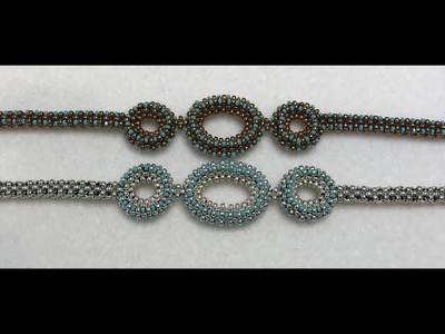 Orb Bracelet - Cubic Right Angle Weave