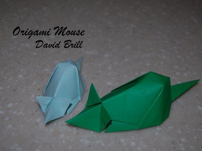 Origami Mouse - How to fold an origami mouse - David Brill