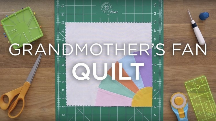 Quilt Snips Mini Tutorial - Grandmother's Fan Quilt