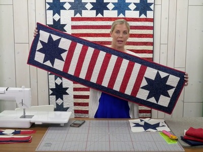REPLAY: Make a Stars & Stripes table runner with Misty Doan