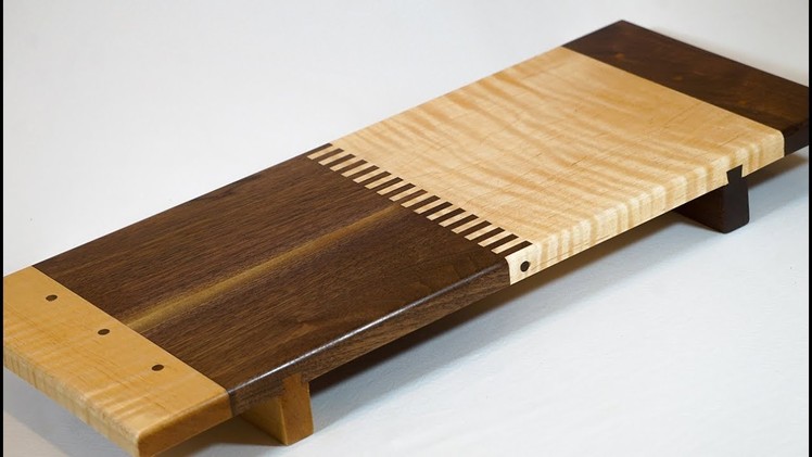 Serving Tray with 3 Types of Joinery
