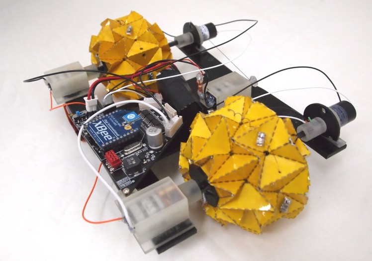 THE DEFORMABLE WHEEL ROBOT USING MAGIC-BALL ORIGAMI STRUCTURE