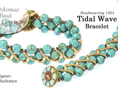 Tidal Wave Bracelet Tutorial