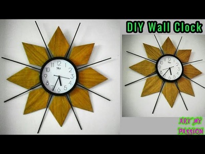 Wall Clock Decoration idea | Diy wall clock Decor | DIY Room Decoration Idea 2018 | artmypassion
