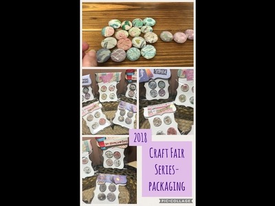 2018 Craft Fair Series - Packaging Smaller Gem Magnets Craft Fair.Teacher. Co-Worker Gifts