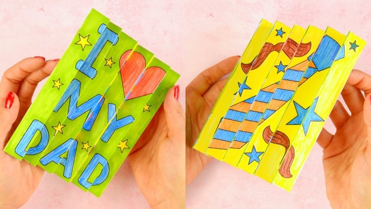 Agamograph Father's Day Paper Craft for Kids