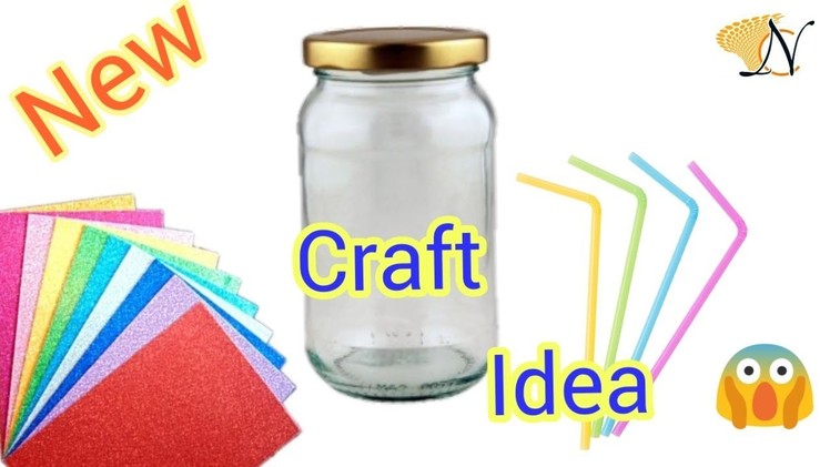 Best of waste Jar craft ideas | Easy Best DIY craft idea Unique Diy Idea. Innovative Idea Waste Jar