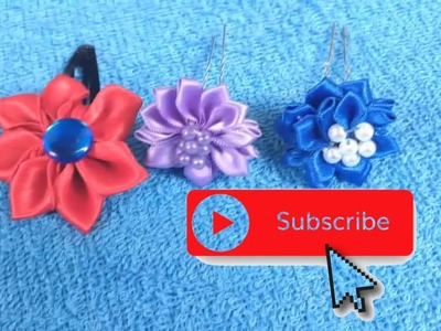 Best ribbon Craft Idea | Ribbon hair accessories | Life hacks for girls | 5 Minute flower Craft Idea