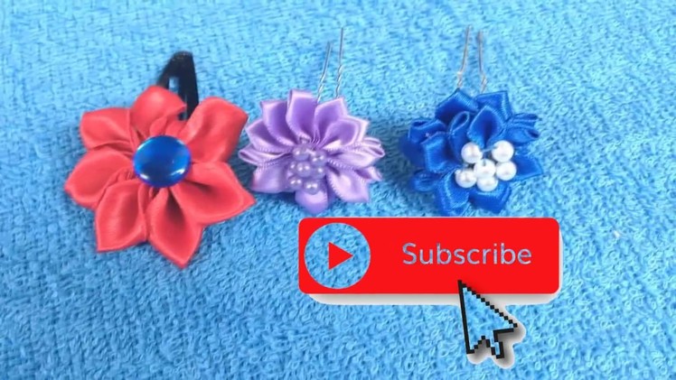 Best ribbon Craft Idea | Ribbon hair accessories | Life hacks for girls | 5 Minute flower Craft Idea