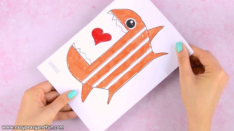 Big Mouth Fish Paper Craft for Kids