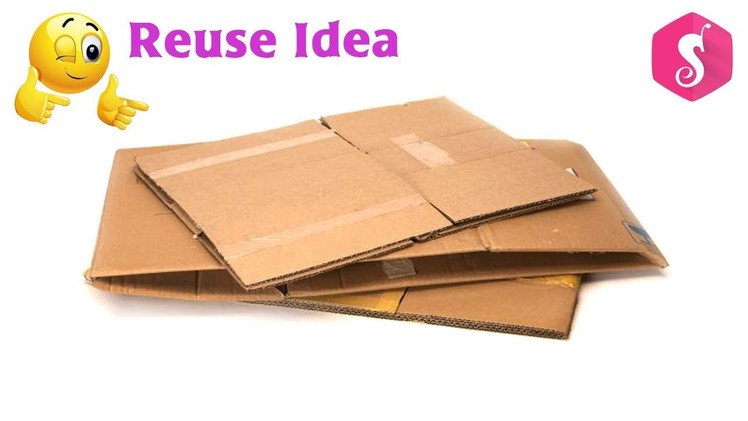 Cardboard Craft Idea. Waste Material Craft. Heart Shape Wall Decor
