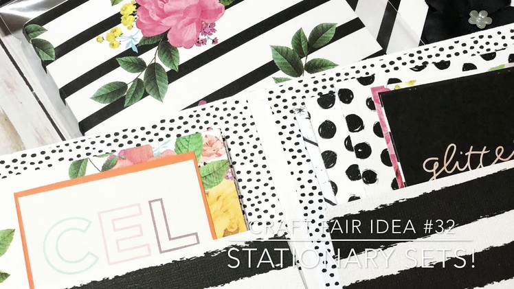 Craft Fair Series 2018-Stationary Sets with folder!