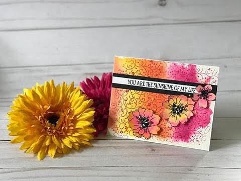 Craft Your Joy Card Tutorial: Sunshine Stamping + Watercolor Fun!
