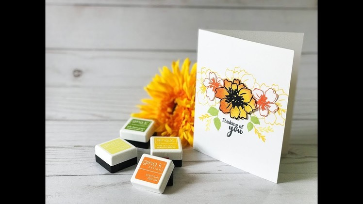 Craft Your Joy Card Tutorial: Sunflower Inspired Simple Card Design