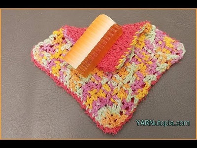 Crochet Tutorial: Dual Sided Washcloth