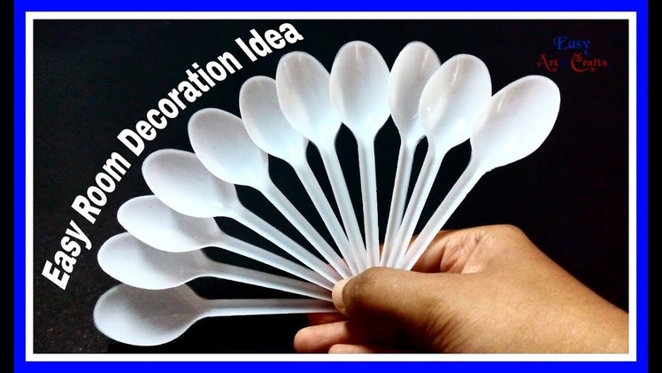 DIY Best Craft Ideas - Best Reuse Of Waste Plastic Spoons Craft Idea - Best DIY Room Decoration Idea