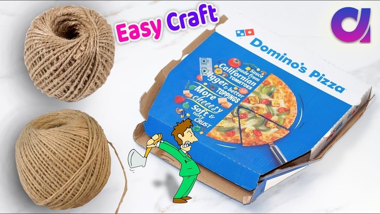 DIY Best easy Craft Idea.Best reuse of Waste jute Craft Idea | Handmade craft | Home Decor 2018