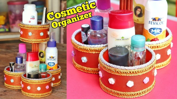 DIY Desk Organizer. DIY Makeup Organizer. Best craft Idea of LifeStyle Designs