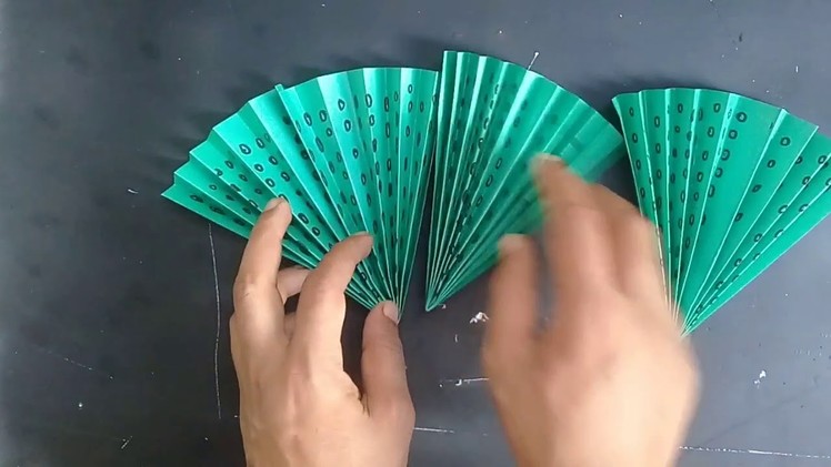 DIY paper craft Idea | How to Make Hand Fan out of Paper | Paper craft Idea