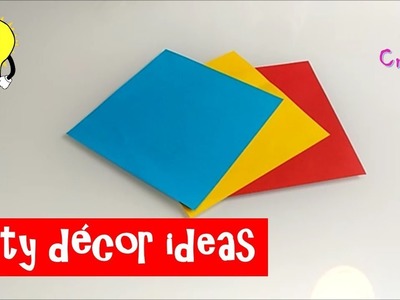 Diy party decor ideas with paper | easy paper craft ideas | budget decor ideas | useful diy ideas