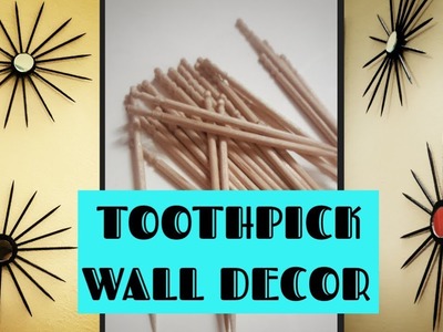 DIY toothpick wall decor|Toothpick craft idea| wall decoration at home | wall hanging craft ideas