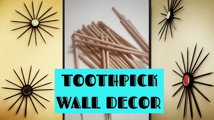 DIY toothpick wall decor|Toothpick craft idea| wall decoration at home | wall hanging craft ideas