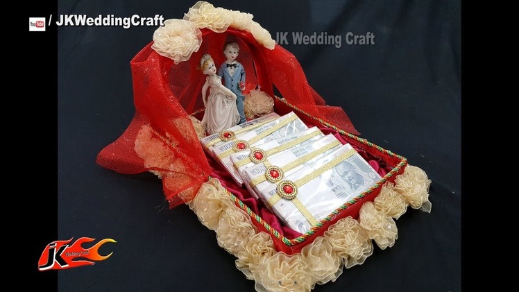 DIY Wedding  Shagun Ring Plate | Currency Note Gift Decoration |  JK Wedding Craft 150