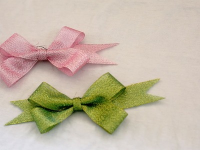 Easiest Way To Make Beautiful Ribbon Bow - Useful Craft Ideas