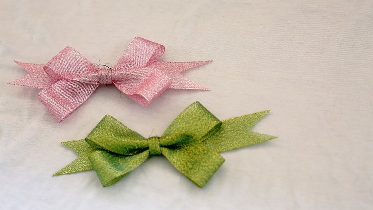 Easiest Way To Make Beautiful Ribbon Bow - Useful Craft Ideas