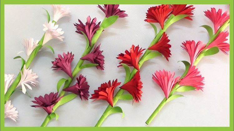 How To Make Paper Flowers | DIY Paper Craft Tutorials