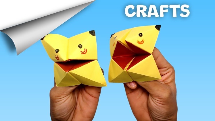 How to make Pikachu Paper craft | DIY crafts | minute crafts for kids | easy origami