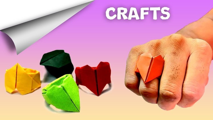 How to make Ring ???? paper craft | DIY crafts | minute crafts for kids | easy origami