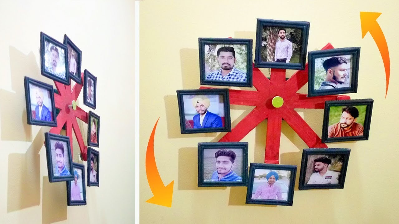 How To Make Wall Ferri Wheel Photo Frame Newspaper Craft Diy How To Make Wall Ferri Wheel Photo Frame Newspaper Craft Diy Decor