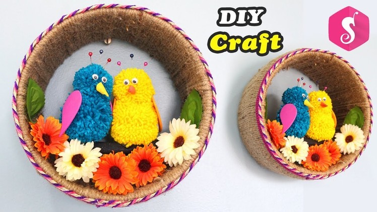 JUTE & WOOL Craft | Easy DIY Craft | Old Paint Bucket Idea | Sonali Creations
