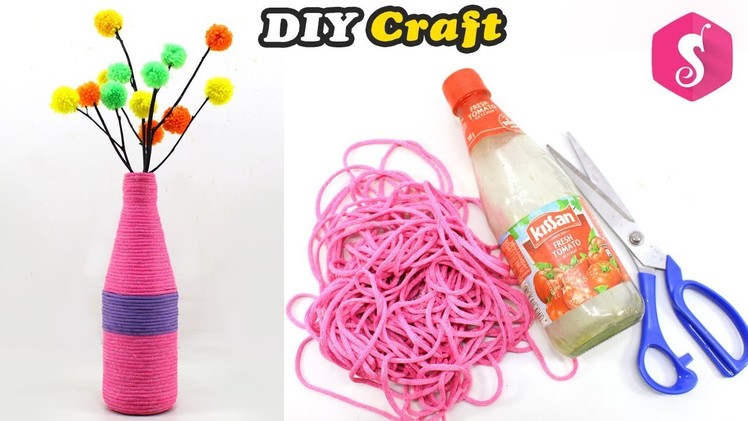 Ketchup Bottle Craft Idea | Easy DIY Craft | Home Decor 2018