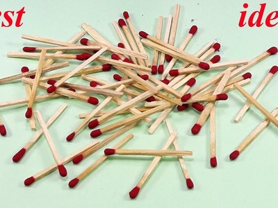 Matchstick Art and Craft Idea | Best craft idea | DIY arts and crafts | matchstick cool craft