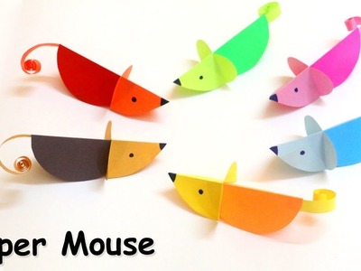 Paper Mouse Craft | Easy Paper Craft Ideas for kids | Animal Crafts