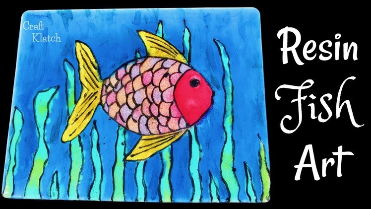 Resin Fish Painting | Resin Crafts | Craft Klatch