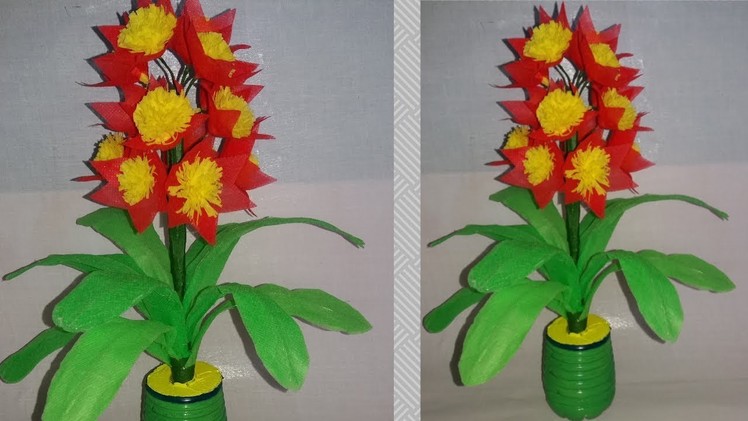 Shopping bag flower || diy shopping bag craft || making flower||dustu pakhe