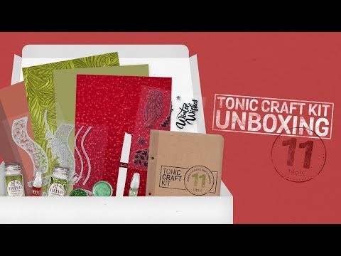 Tonic Live Unboxing - Tonic Craft  Kit 11 - Festive Wishes